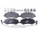 Brake Pad Set, disc brake 8DB 355 020-691 Hella