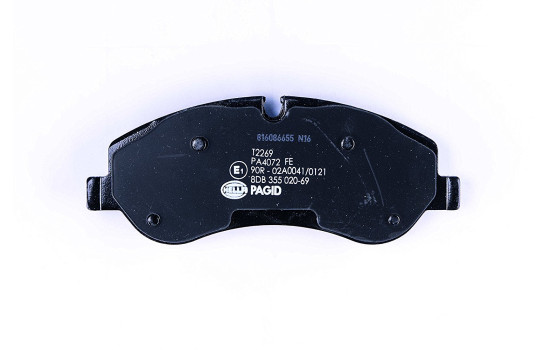 Brake Pad Set, disc brake 8DB 355 020-691 Hella, Image 3