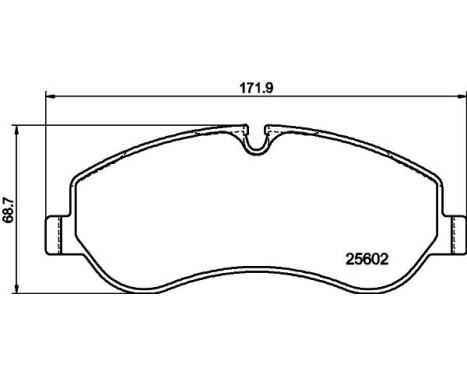 Brake Pad Set, disc brake 8DB 355 020-691 Hella, Image 7