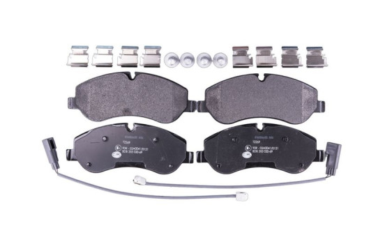 Brake Pad Set, disc brake 8DB 355 020-691 Hella, Image 5