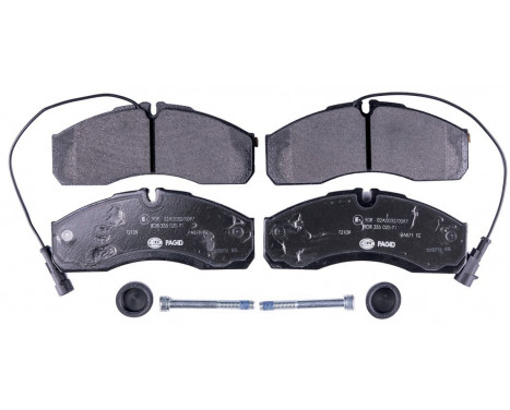 Brake Pad Set, disc brake 8DB 355 020-711 Hella