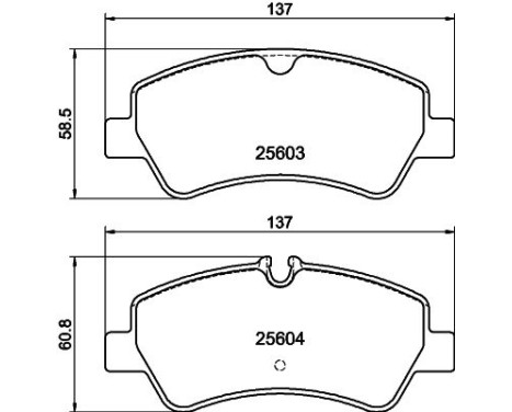 Brake Pad Set, disc brake 8DB 355 020-721 Hella, Image 7