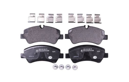 Brake Pad Set, disc brake 8DB 355 020-721 Hella, Image 5