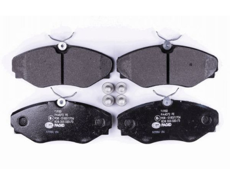 Brake Pad Set, disc brake 8DB 355 020-731 Hella Pagid GmbH, Image 5