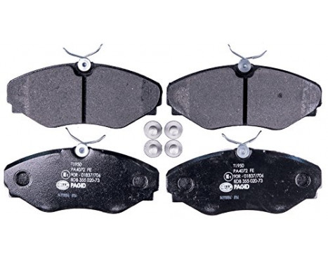 Brake Pad Set, disc brake 8DB 355 020-731 Hella