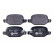 Brake Pad Set, disc brake 8DB 355 020-761 Hella