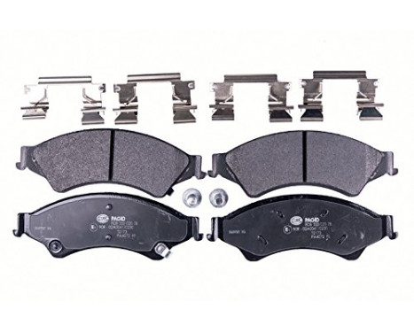 Brake Pad Set, disc brake 8DB 355 020-781 Hella Pagid GmbH