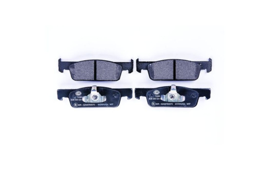 Brake Pad Set, disc brake 8DB 355 020-801 Hella