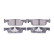 Brake Pad Set, disc brake 8DB 355 020-801 Hella, Thumbnail 2