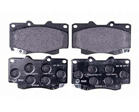 Brake Pad Set, disc brake 8DB 355 020-811 Hella