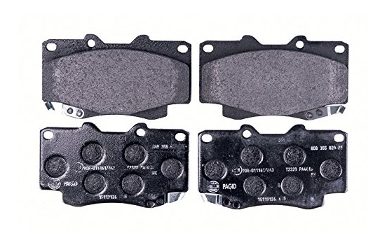 Brake Pad Set, disc brake 8DB 355 020-811 Hella