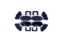 Brake pad set, disc brake 8DB 355 020-871 Hella