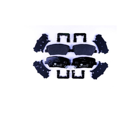 Brake pad set, disc brake 8DB 355 020-871 Hella