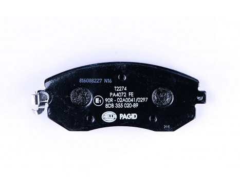 Brake Pad Set, disc brake 8DB 355 020-891 Hella Pagid GmbH, Image 2