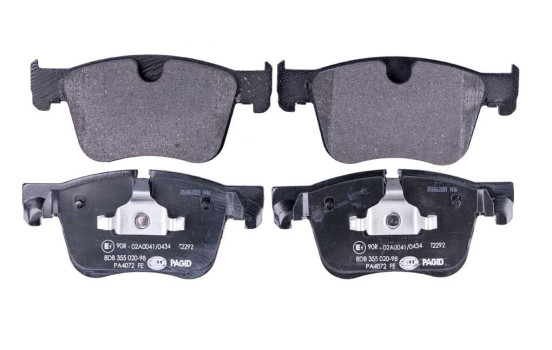 Brake Pad Set, disc brake 8DB 355 020-981 Hella