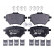 Brake Pad Set, disc brake 8DB 355 020-991 Hella