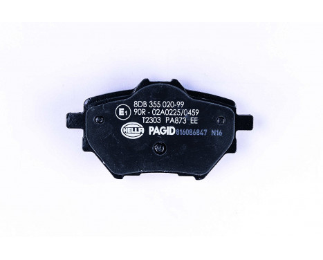 Brake Pad Set, disc brake 8DB 355 020-991 Hella, Image 3