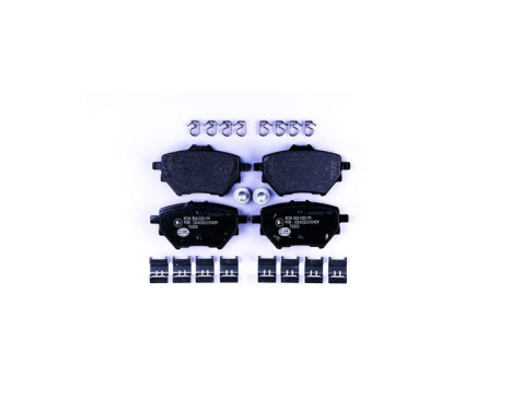 Brake Pad Set, disc brake 8DB 355 020-991 Hella, Image 4