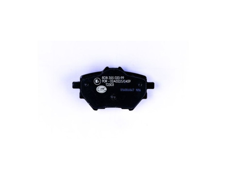 Brake Pad Set, disc brake 8DB 355 020-991 Hella, Image 5