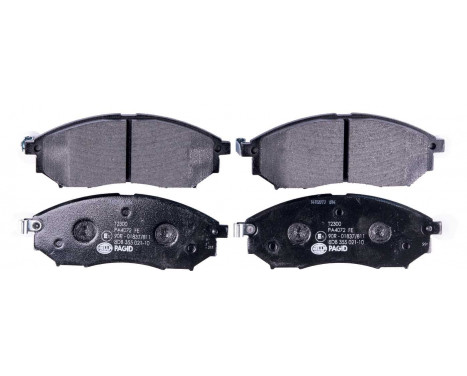 Brake Pad Set, disc brake 8DB 355 021-101 Hella