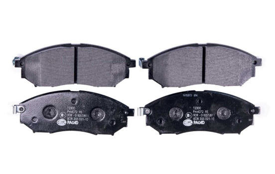 Brake Pad Set, disc brake 8DB 355 021-101 Hella