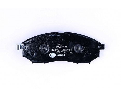 Brake Pad Set, disc brake 8DB 355 021-101 Hella, Image 3