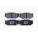 Brake Pad Set, disc brake 8DB 355 021-121 Hella