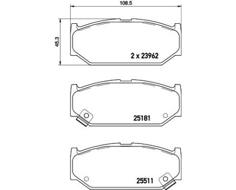 Brake Pad Set, disc brake 8DB 355 021-121 Hella, Image 7