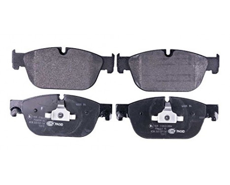 Brake Pad Set, disc brake 8DB 355 021-141 Hella