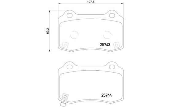 Brake Pad Set, disc brake 8DB 355 021-251 Hella, Image 7