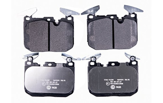Brake Pad Set, disc brake 8DB 355 021-271 Hella