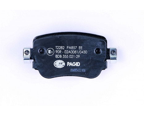 Brake Pad Set, disc brake 8DB 355 021-291 Hella Pagid GmbH, Image 2