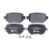 Brake Pad Set, disc brake 8DB 355 021-291 Hella