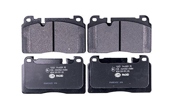 Brake Pad Set, disc brake 8DB 355 021-331 Hella