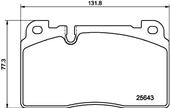 Brake Pad Set, disc brake 8DB 355 021-331 Hella, Image 7