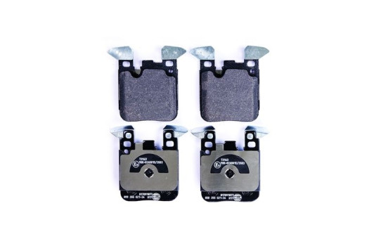 Brake pad set, disc brake 8DB 355 021-341 Hella