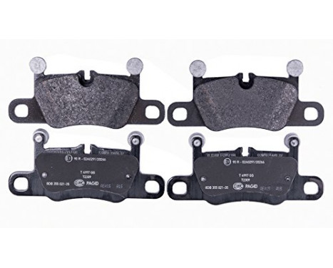 Brake Pad Set, disc brake 8DB 355 021-351 Hella Pagid GmbH
