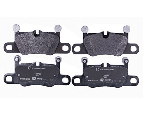 Brake Pad Set, disc brake 8DB 355 021-351 Hella