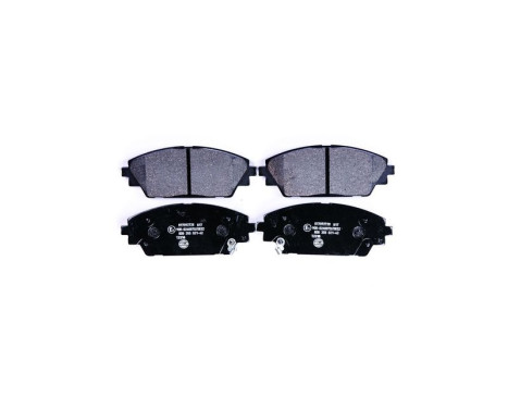 Brake pad set, disc brake 8DB 355 021-421 Hella