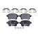 Brake Pad Set, disc brake 8DB 355 021-441 Hella