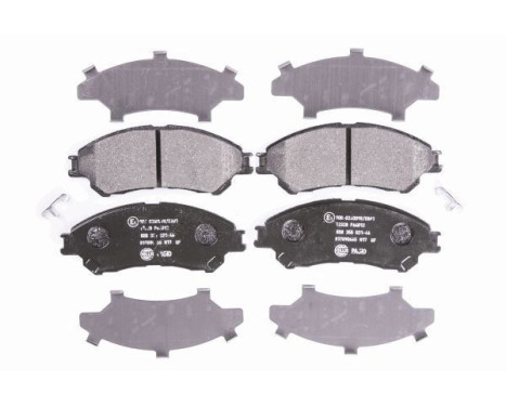 Brake pad set, disc brake 8DB 355 021-461 Hella Pagid GmbH
