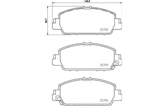 Brake Pad Set, disc brake 8DB 355 021-471 Hella, Image 4