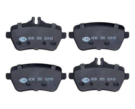 Brake Pad Set, disc brake 8DB 355 021-511 Hella, Image 3