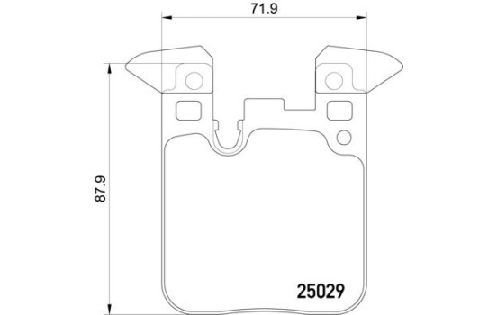Brake pad set, disc brake 8DB 355 021-611 Hella, Image 4