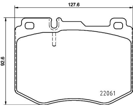 Brake Pad Set, disc brake 8DB 355 021-671 Hella, Image 4