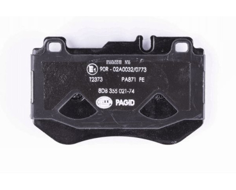 Brake pad set, disc brake 8DB 355 021-741 Hella Pagid GmbH, Image 3