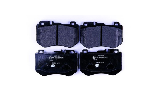 Brake pad set, disc brake 8DB 355 021-741 Hella