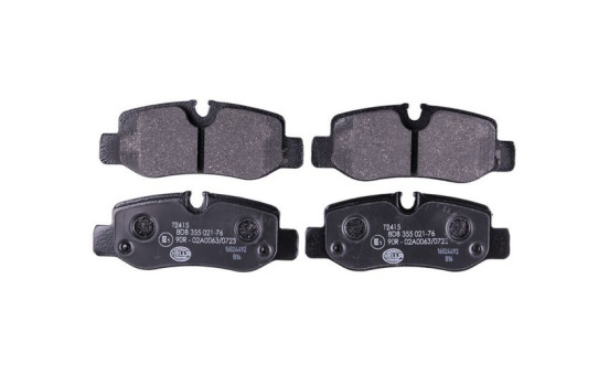 Brake Pad Set, disc brake 8DB 355 021-761 Hella, Image 2