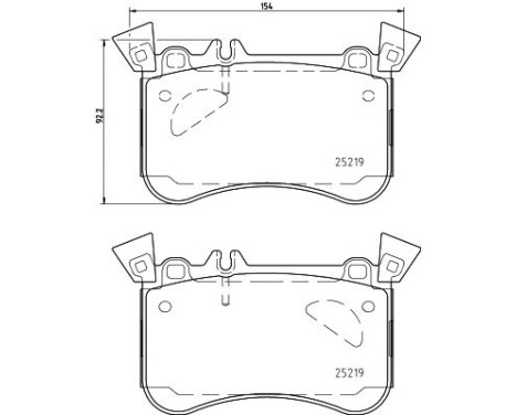 Brake Pad Set, disc brake 8DB 355 021-771 Hella, Image 7