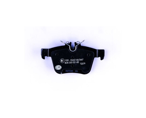 Brake Pad Set, disc brake 8DB 355 021-831 Hella, Image 2